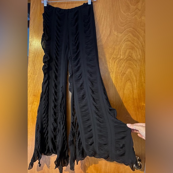 Elegant Black Flare Pants - Picture 1 of 5